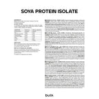 Bulk Soya Protein Isolate Powder, Vegan Protein Shake, Salted Caramel, 1 kg - BBE 09/2027