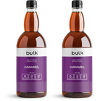 Bulk Zero Calorie Barista Syrup, Caramel, 1 Litre, Perfect for Protein Shakes, Coffee, Tea, Desserts, Pancakes and Waffles, Vegan, No Sugar, Fat, or Calories, Packaging May Vary - BBE 02/2027