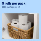 by Amazon Soft Toilet Tissue, 2-Ply, 45 Rolls (5 Pack of 9), 200 Sheets per Roll, FSC Certified - Very Good