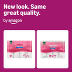 by Amazon Ultra Soft Toilet Tissue, 4-ply, 48 Rolls (4 Packs of 12), 160 Sheets per Roll, FSC Certified - Very Good