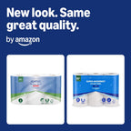by Amazon Super Absorbent Kitchen Towel, 3-ply, 12 Rolls (4 Packs of 3), 80 Sheets per Roll, FSC Certified - Very Good