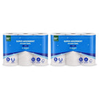 by Amazon Super Absorbent Kitchen Towel, 3-ply, 12 Rolls (4 Packs of 3), 80 Sheets per Roll, FSC Certified - Very Good