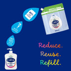 Carex 2 Hour Protection Antibacterial Moisture Hand Wash Refills, Liquid Hand Soap Eco Refill for Homes & Businesses, Caring Hand Wash, Bulk Buy, Pack of 3 x 1 litre