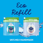 Carex 2 Hour Protection Antibacterial Moisture Hand Wash Refills, Liquid Hand Soap Eco Refill for Homes & Businesses, Caring Hand Wash, Bulk Buy, Pack of 3 x 1 litre