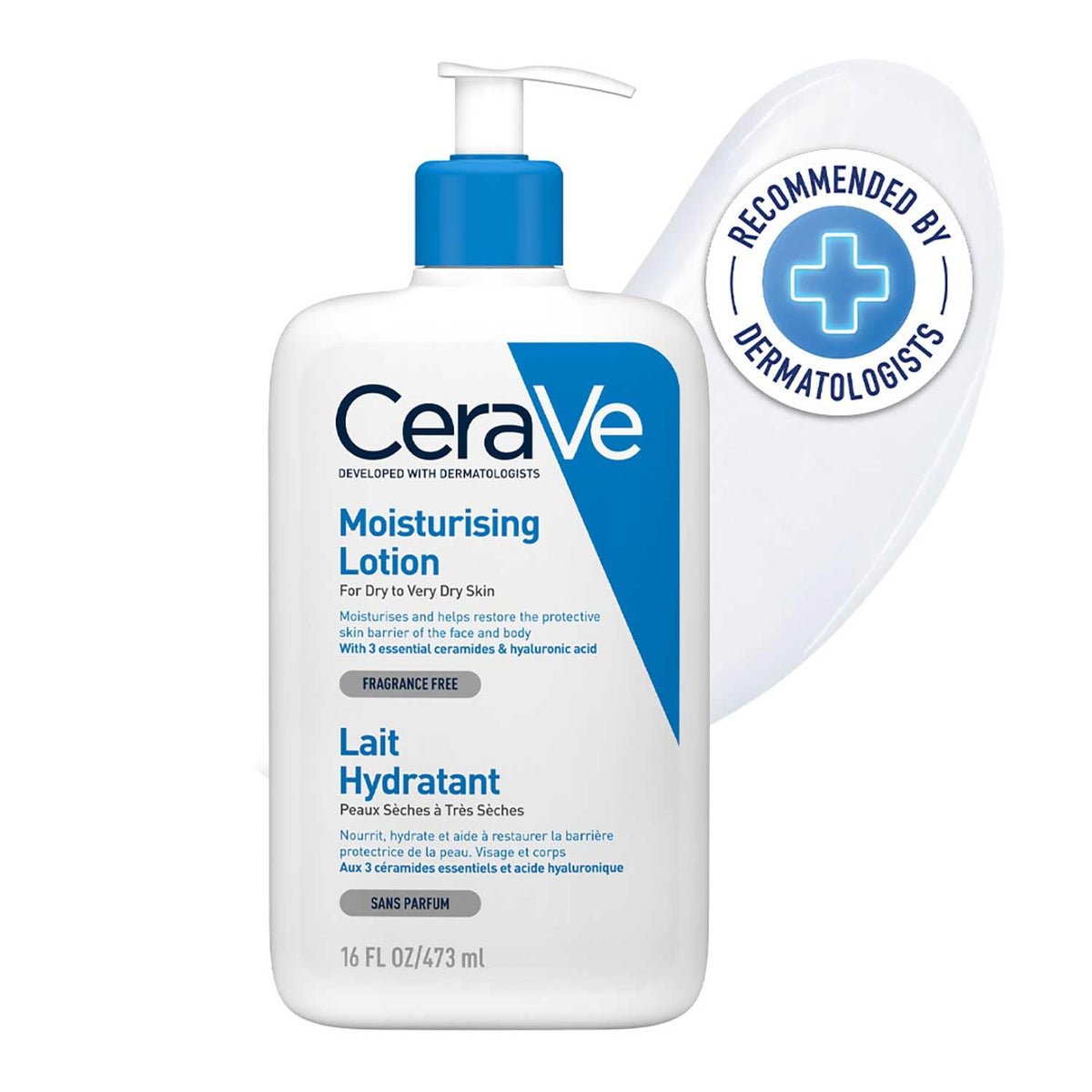 Moisturising Lotion normal to very dry skin Enriched 3 Essential Ceramides Hyaluronic Acid MVe technology face moisturiser Daily Hydrating Moisturiser