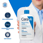 CeraVe Moisturising Lotion, for normal to very dry skin, Enriched with 3 Essential Ceramides, Hyaluronic Acid and MVe technology, CeraVe face moisturiser, Daily Hydrating Moisturiser, 473ml