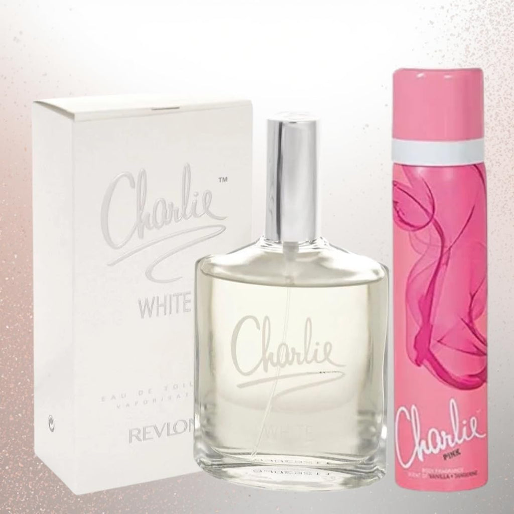 Charlie Perfume & Body Spray Gift Sets for Women - Eau de Toilette & Body Fragrance Bundles - 5 Curated Sets Available (Classic Red Set) - Damaged Box
