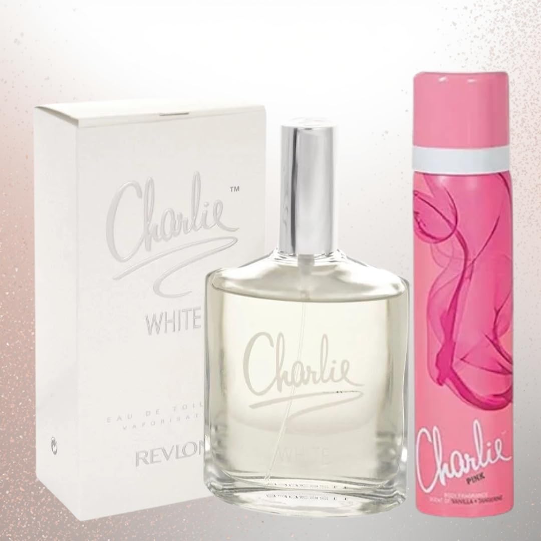 Charlie Perfume & Body Spray Gift Sets for Women - Eau de Toilette & Body Fragrance Bundles - 5 Curated Sets Available (Classic Red Set) - Damaged Box