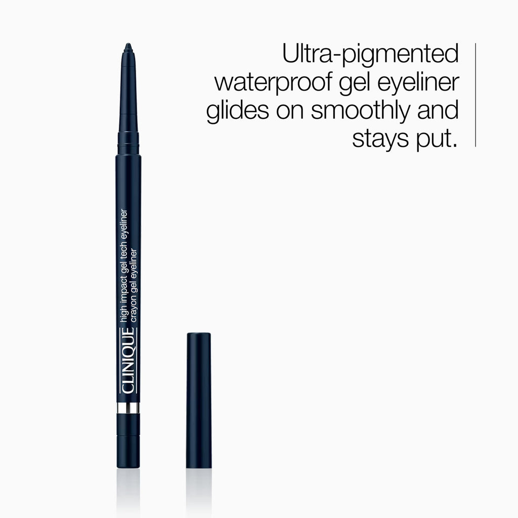 Clinique High Impact Gel Tech Eyeliner Pencil | Waterproof, Smudge Resistant + Safe For Sensitive Eyes