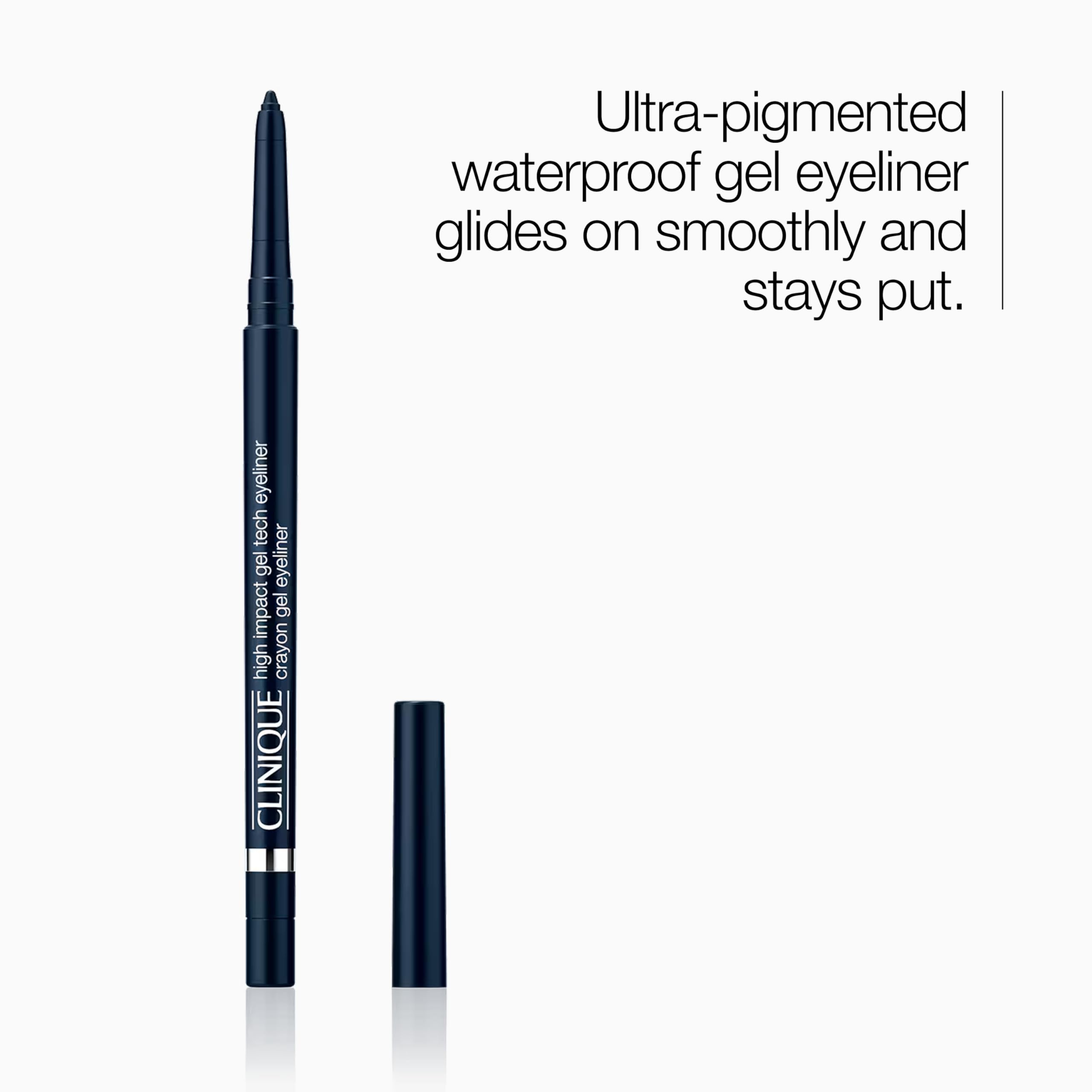 Clinique High Impact Gel Tech Eyeliner Pencil | Waterproof, Smudge Resistant + Safe For Sensitive Eyes