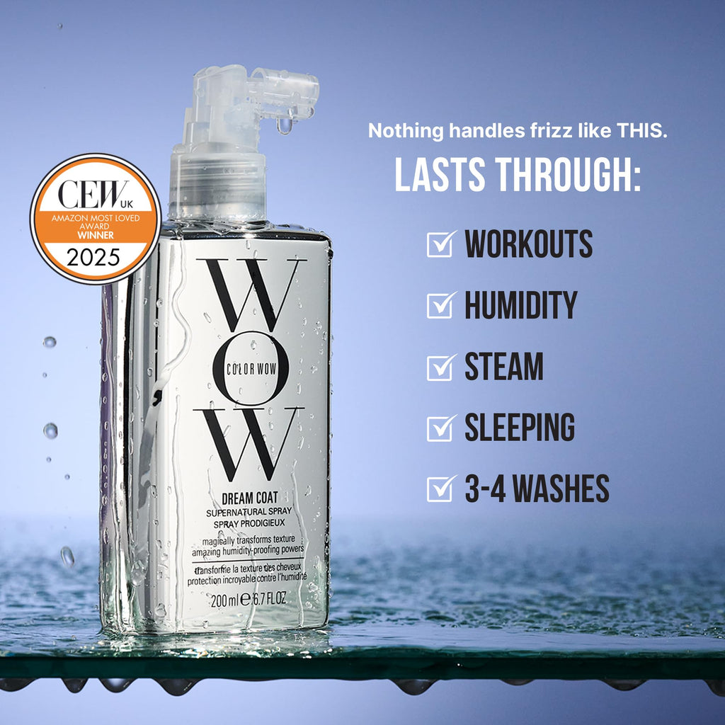 COLOR WOW Dream Coat Supernatural Spray. The Anti-frizz GOAT with amazing humidity-proofing powers, 200ml