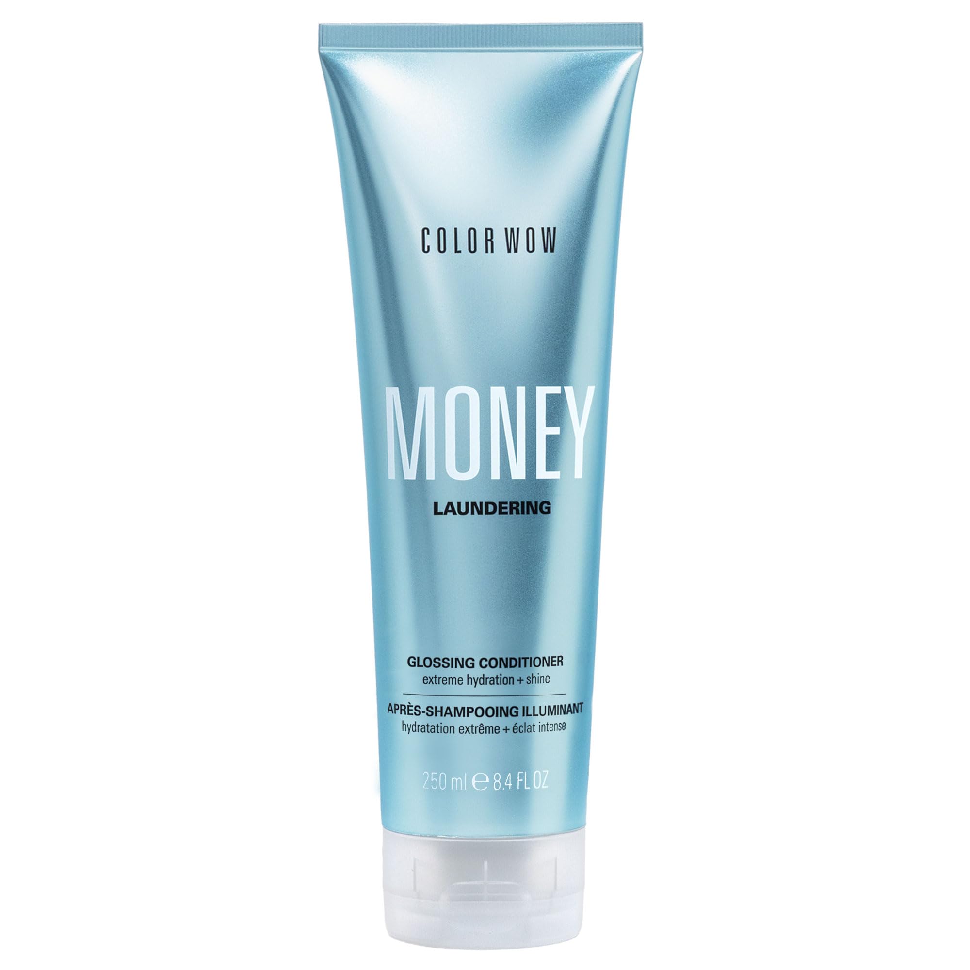 COLOR WOW Money Laundering Glossing Conditioner, Hair Glaze & Anti-Frizz Formula, Locks Moisture, Amplifies Hair Shine & Smoothing, 250ml