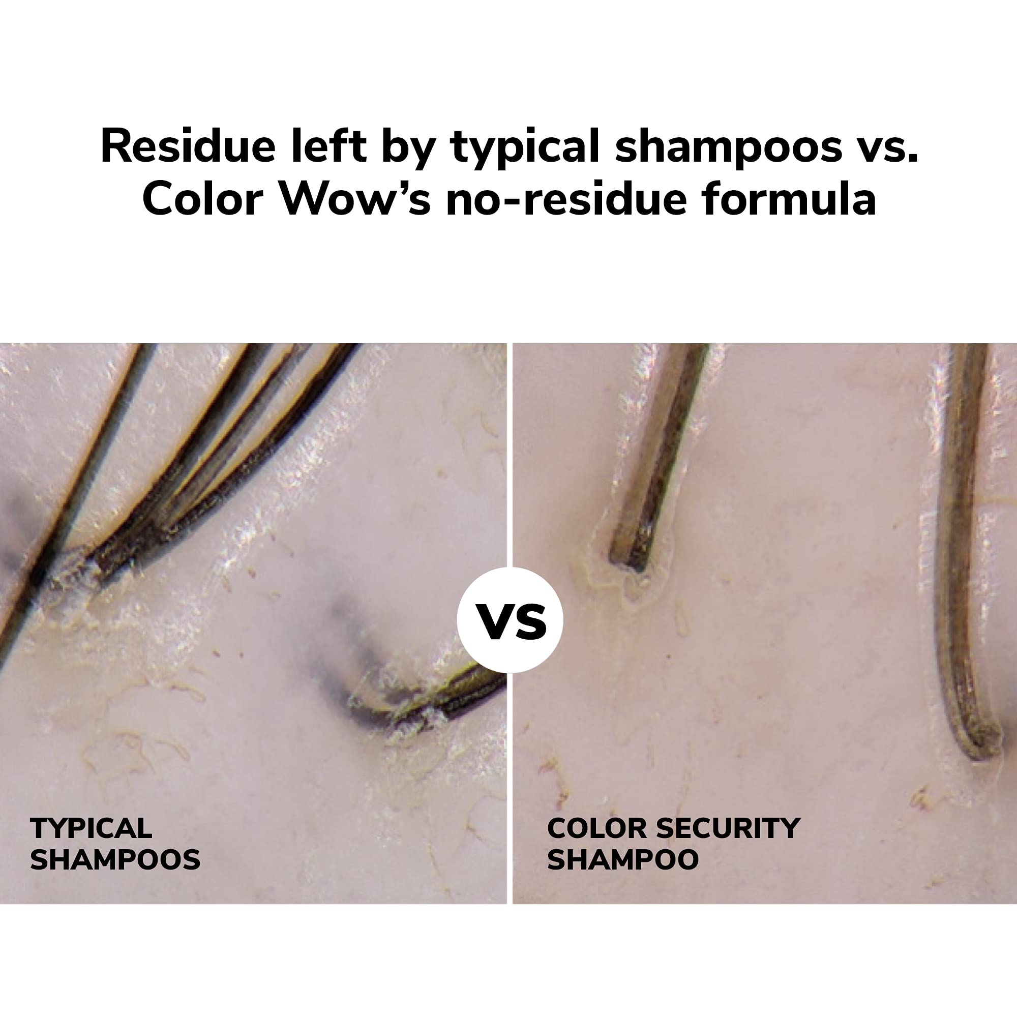 COLOR WOW Color Security Shampoo and Conditioner Duo - Sulphate-Free, Lightweight Cleanse + Hydration for Fine to Normal Hair - No Residue, Vegan, Cruelty-Free, 2 x 250ml - Damaged Box