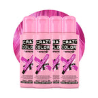 Crazy Color Metallic Ice Mauve Semi-Permanent 4 Pack Quad Hair Dye. Highly Pigmented Dusty Purple Conditioning & Oil Nourishing Vegan Formula No Bleach or Ammonia 400ml - Damaged Box