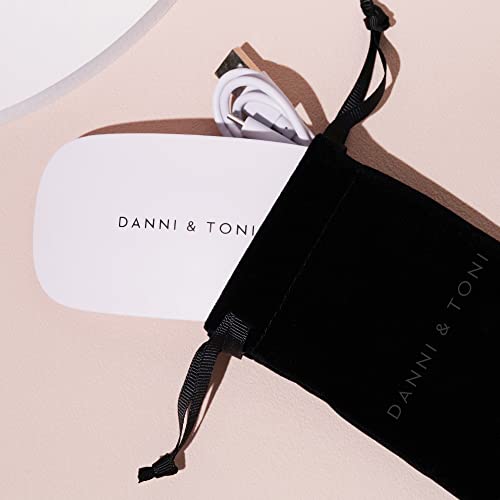 DANNI & TONI Professional UV LED Nail Lamp 6W Mini Nail Dryer for Gel Nail Wraps&Gel Nail Polish Curing Light Machine,Nail Curing Lamp,Travel Size,Fast Drying and Hardener - Damaged Box