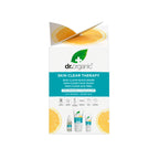 Dr Organic - Skin Clear Therapy Set - Moisturiser, Face Wash & AHA Peel - Oil & Blemish Control, Pore Reducing & Clearer Skin - Vegan, Cruelty, Paraben & SLS Free - 50ml, 125ml & 30ml - Bundle