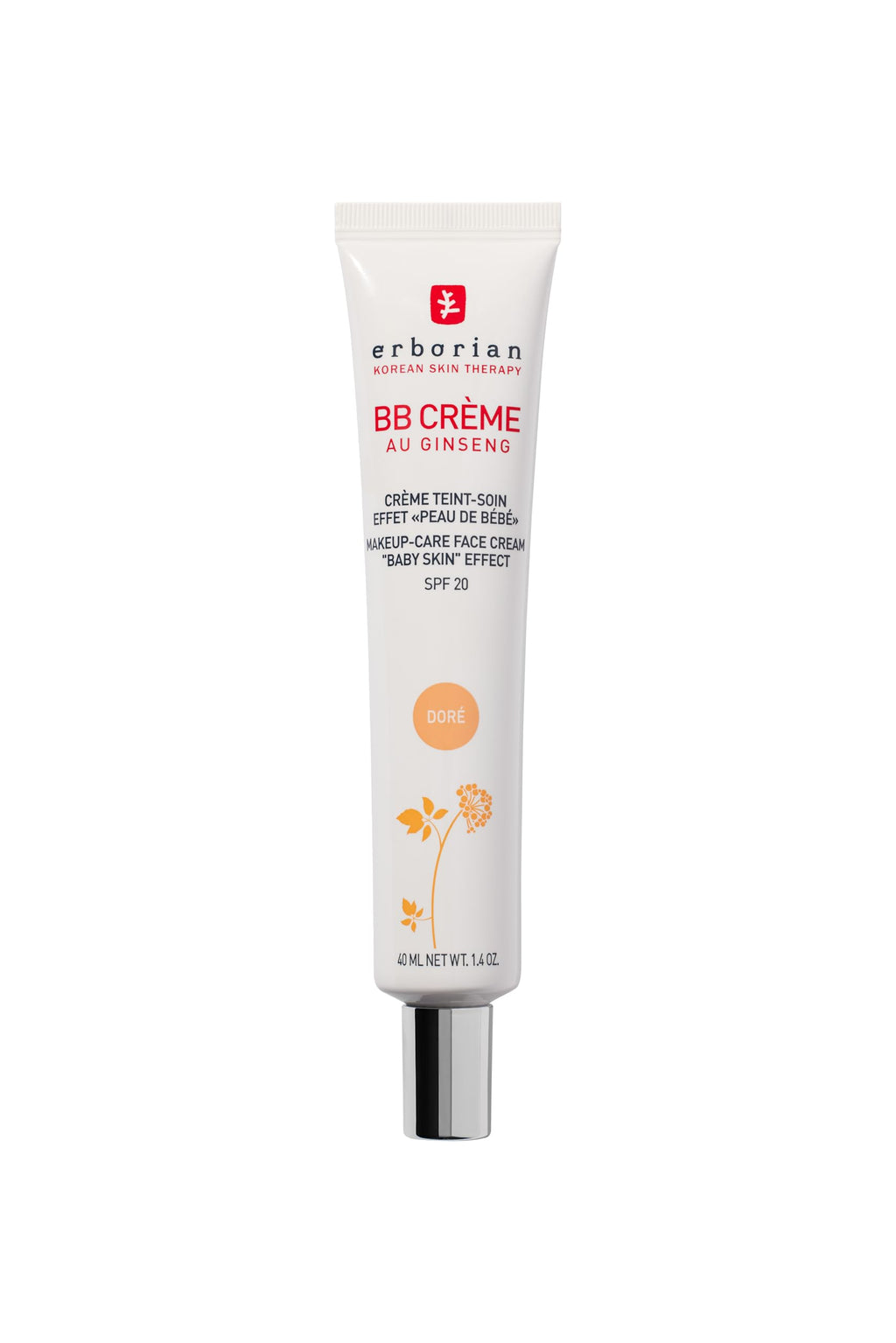 Erborian - BB Cream With Ginseng - Complexion Cream - "Baby Skin" Effect - Korean Cosmetic Treatment 5 -In -1 For SPF 20 - Clair 15 ml