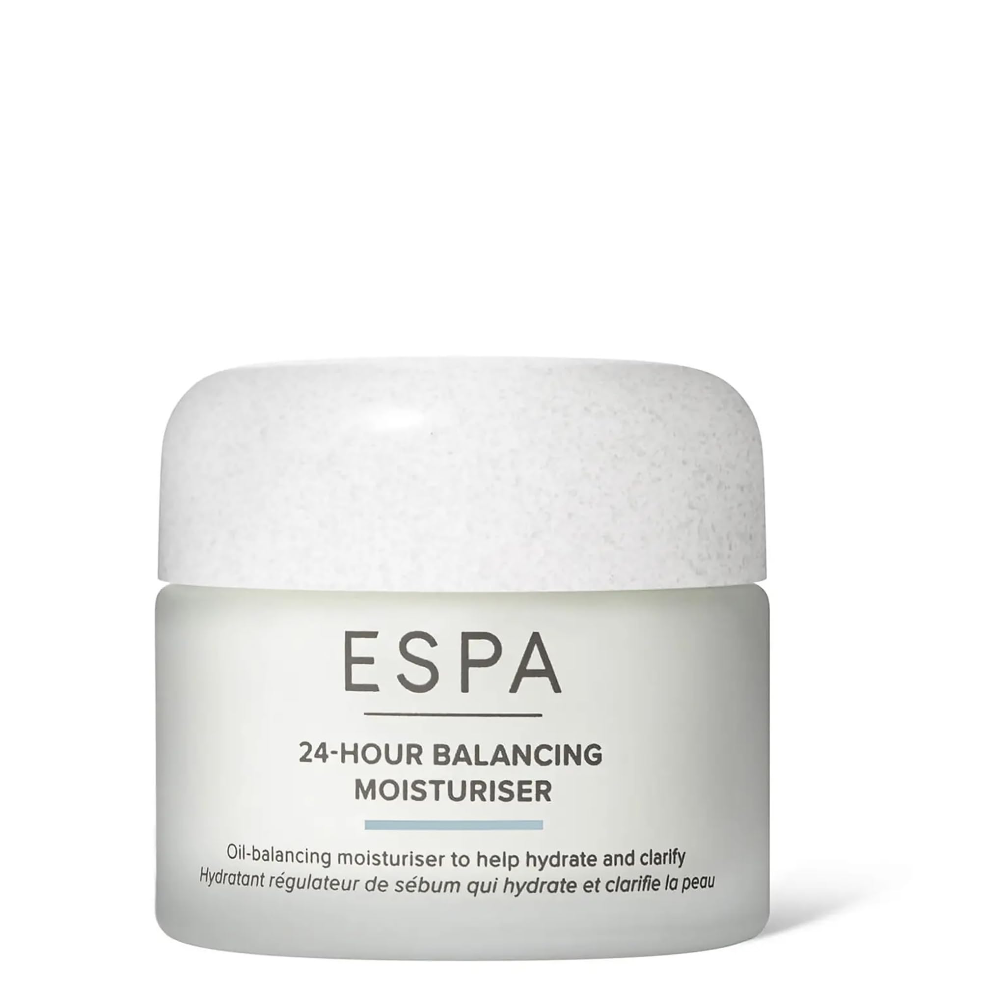 ESPA 24-Hour Balancing Moisturiser 55ml | Oil-Balancing Moisturiser to Hydrate & Clarify | Protects Without Clogging Pores | Registered by Vegan Society | For Oily & Combination Skin