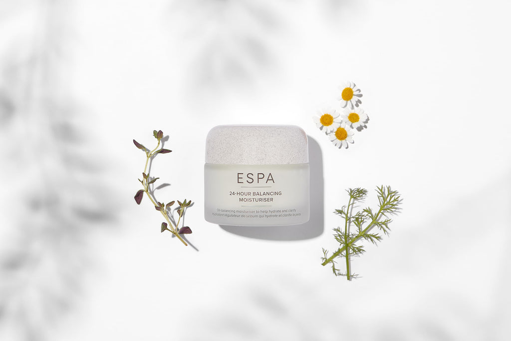 ESPA 24-Hour Balancing Moisturiser 55ml | Oil-Balancing Moisturiser to Hydrate & Clarify | Protects Without Clogging Pores | Registered by Vegan Society | For Oily & Combination Skin