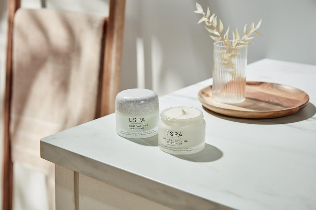 ESPA 24-Hour Balancing Moisturiser 55ml | Oil-Balancing Moisturiser to Hydrate & Clarify | Protects Without Clogging Pores | Registered by Vegan Society | For Oily & Combination Skin