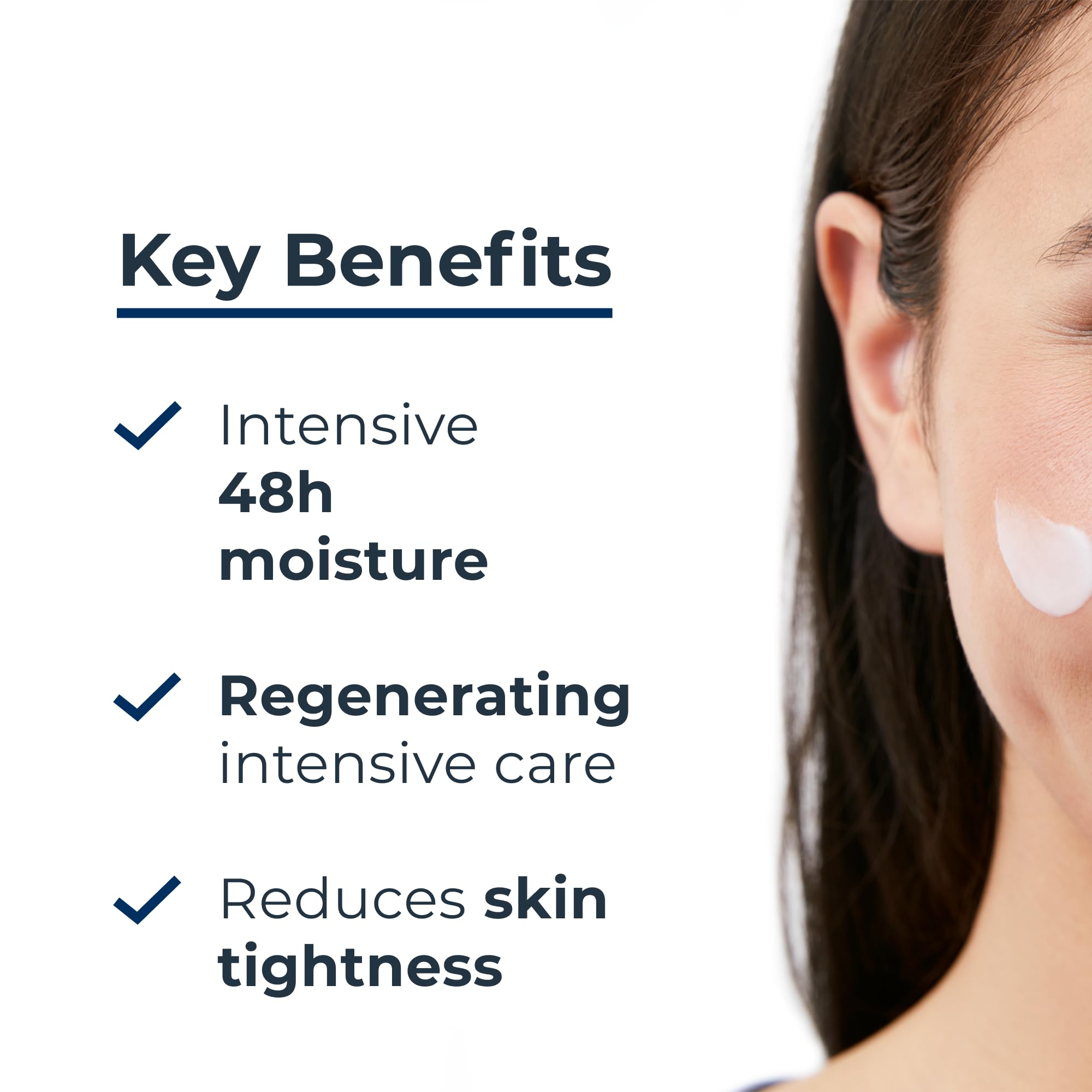 Eucerin UreaRepair Replenishing Face Night Cream 5% Urea 50ml, Intensive Night Cream for Dry and Rough Skin, Skincare with Urea for Dry Skin