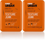 Fudge Urban Texture Junk, Texturizing Hair Cream, Flexible Medium Hold Hair Styling Product, Mouldable Clay with Natural Hold, Hair Cream for Men, 70 g