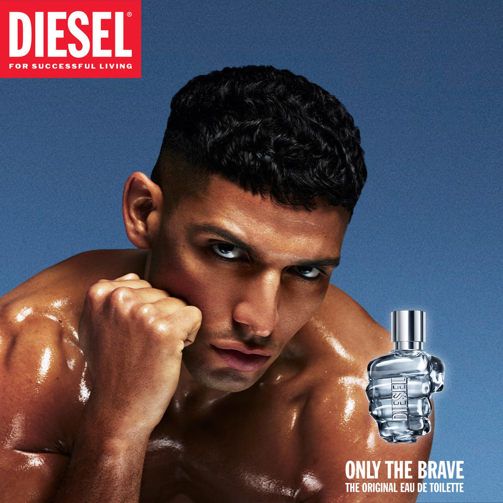 Diesel Only The Brave, Eau de Toilette Spray, Perfume For Men, Fresh Fragrance, 50ml