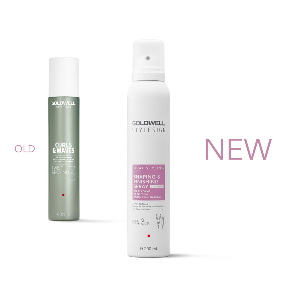 Goldwell StyleSign Shaping & Finishing Spray, For All Hair Types, Heat Protection & Frizz Control, Humidity & Frizz Resistance up to 72h, Vegan, 200ml
