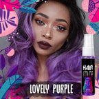 Fashion Base Purple Temporary Coloured Hair Spray - Purple Hair Dye - Instant Styling
