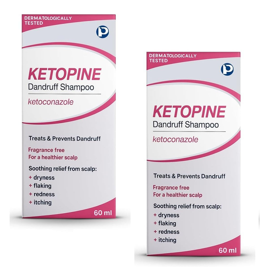 Ketopine Anti-Dandruff Shampoo 60ML - Pack of 2