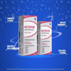 Ketopine Anti-Dandruff Shampoo 60ML - Pack of 2
