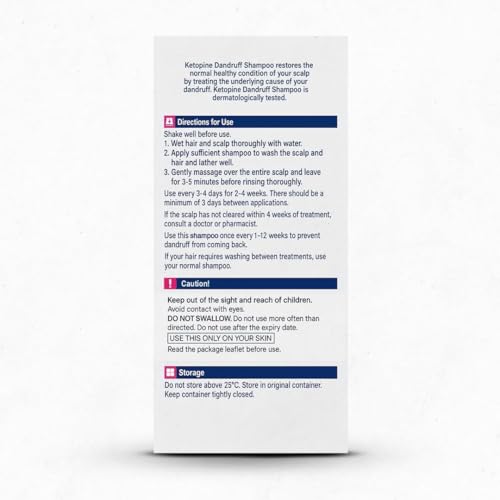 Ketopine Anti-Dandruff Shampoo 60ML - Pack of 2