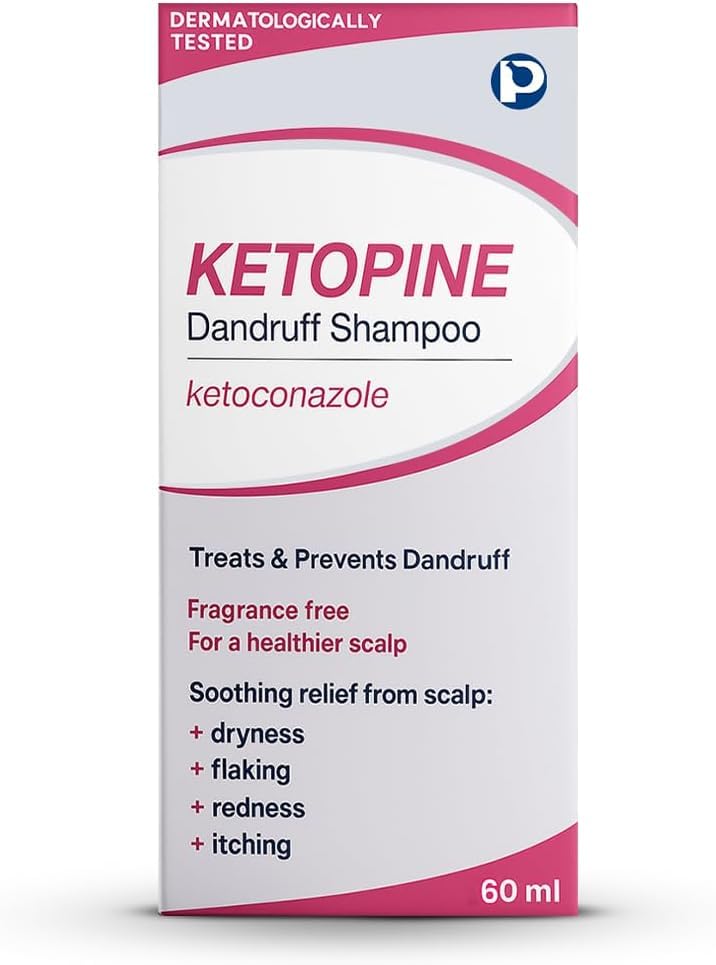 Ketopine Anti-Dandruff Shampoo 60ML - Pack of 2