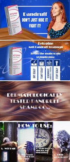Ketopine Anti-Dandruff Shampoo 60ML - Pack of 2