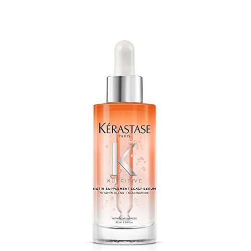 K'erastase Nutritive, Hydrating Scalp Serum for Dry Hair, With Niacinamide and Vitamins, Moisturising and Revitalising, Fast Absorbing and Non Greasy, Nutri-Supplement, 90 ml - Damaged Box