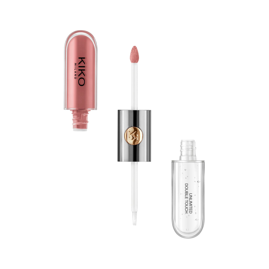 KIKO Milano Unlimited Double Touch 131 | Liquid Lipstick With A Bright Finish In A Two-Step Application. Lasts Up To 12 Hours. No-Transfer Base Colour
