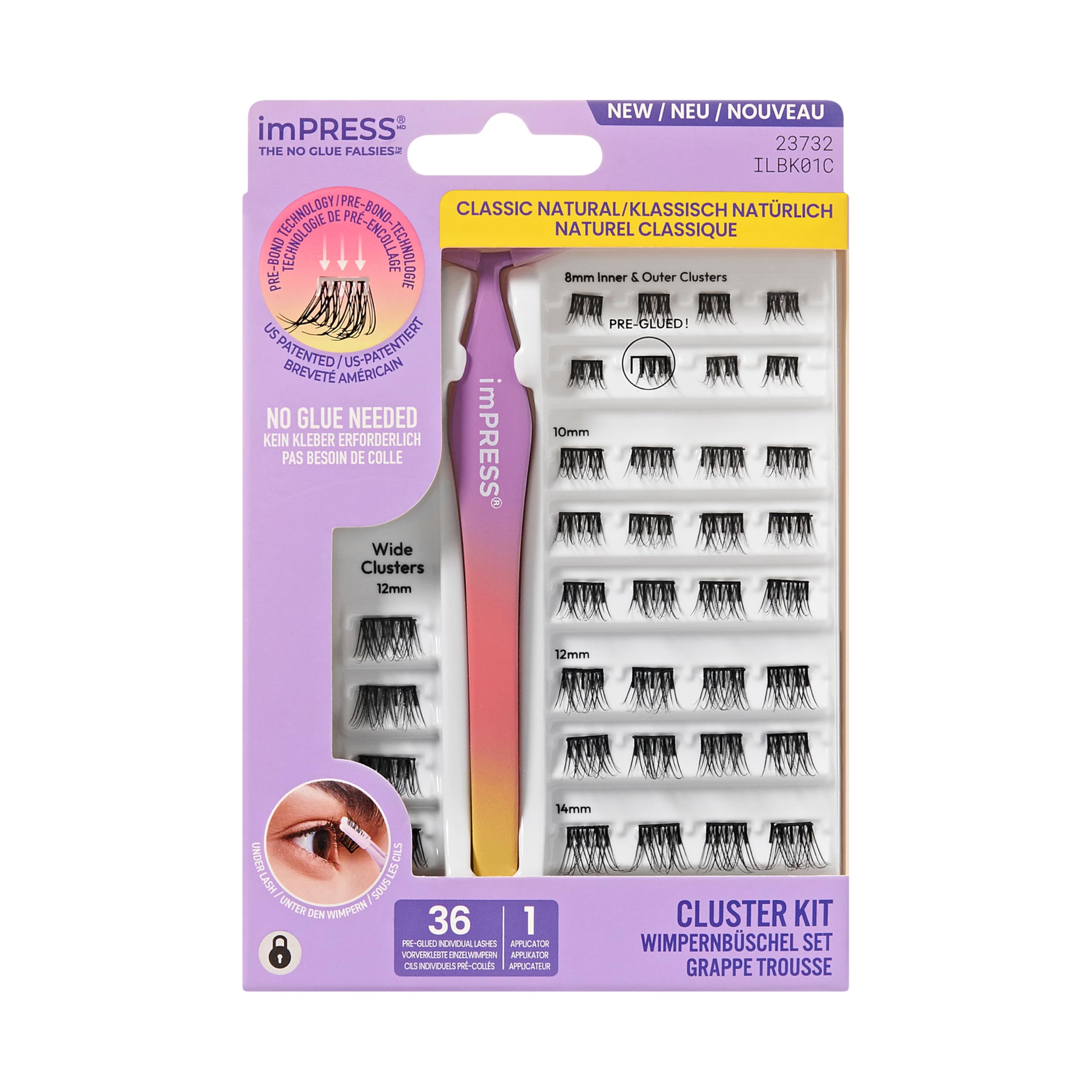 KISS Impress Press On Falsies Kit 36Ct #01 - Damaged Box