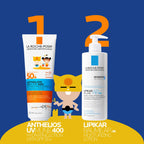 La Roche-Posay Anthelios UVMune 400 Dermo-Pediatrics Hydrating Lotion SPF50+ Children's Sunscreen With Mexoryl 400, Shea Butter, & Vitamin E, UVB and UVA Protection, 250ml