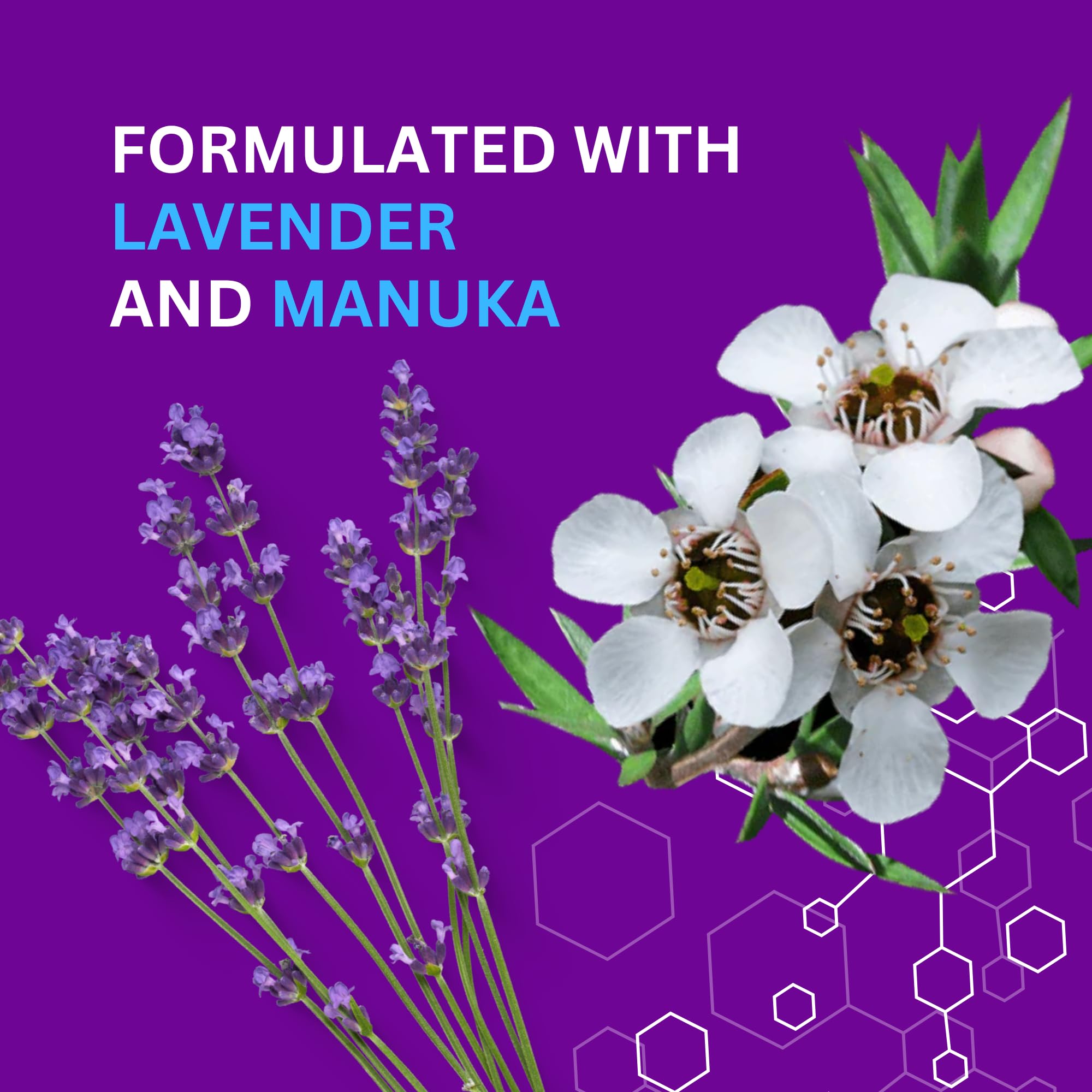 Lavender, Manuka & Neem Cream 50ml - Antibacterial, Anti-fungal, Antiseptic, Anti-Itch, Dry and Cracked Skin. Suitable for Senstive Skin Eczema & Psorasis Chapped Skin