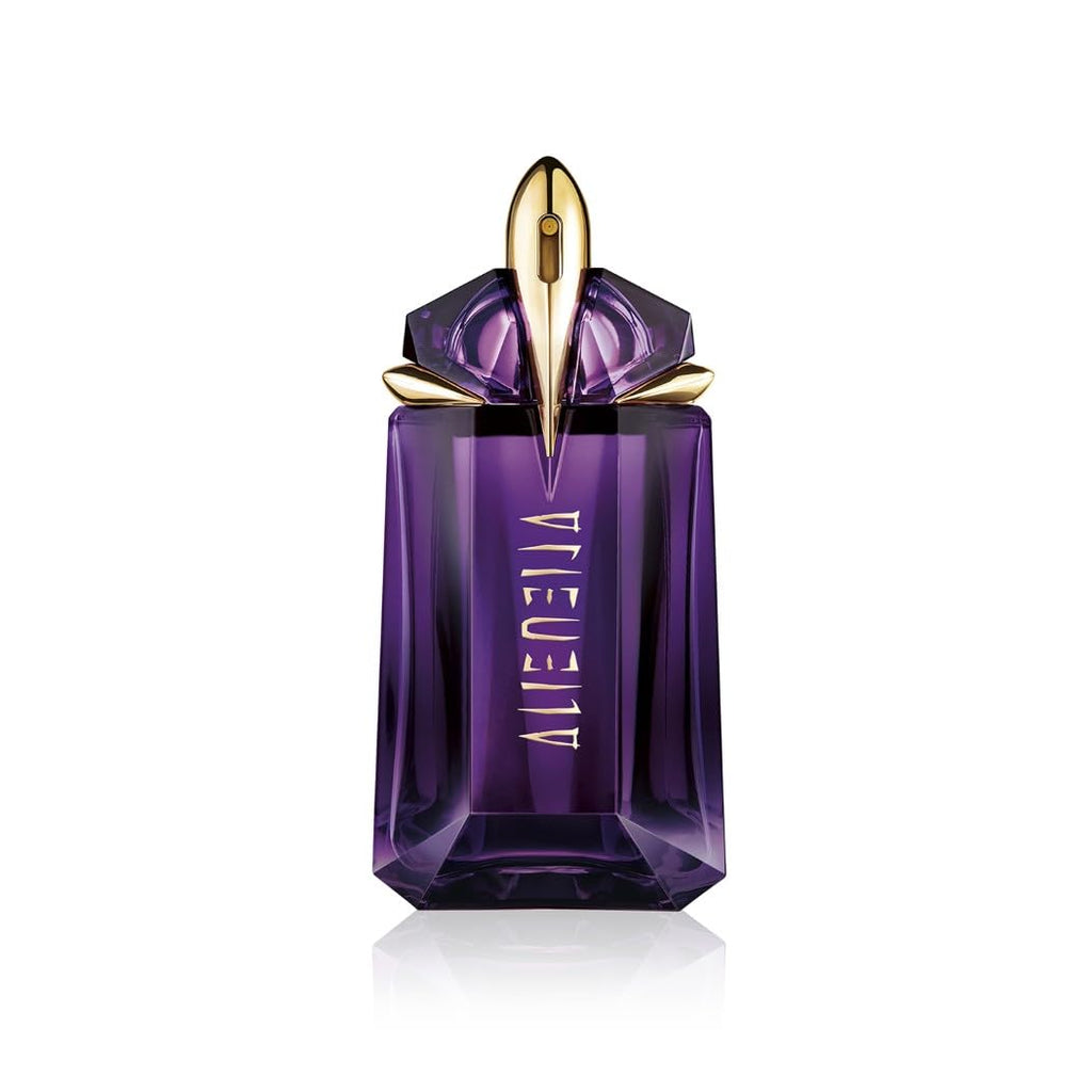 Mugler Alien Eau de Parfum, Refillable Womens Perfume, Iconic Woody Floral Fragrance with Sensual Jasmine Sambac, Cashmeran Wood, Enveloping White Amber Revealing Ultimate Femininity, 60ml