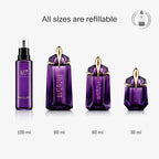 Mugler Alien Eau de Parfum, Refillable Womens Perfume, Iconic Woody Floral Fragrance with Sensual Jasmine Sambac, Cashmeran Wood, Enveloping White Amber Revealing Ultimate Femininity, 60ml