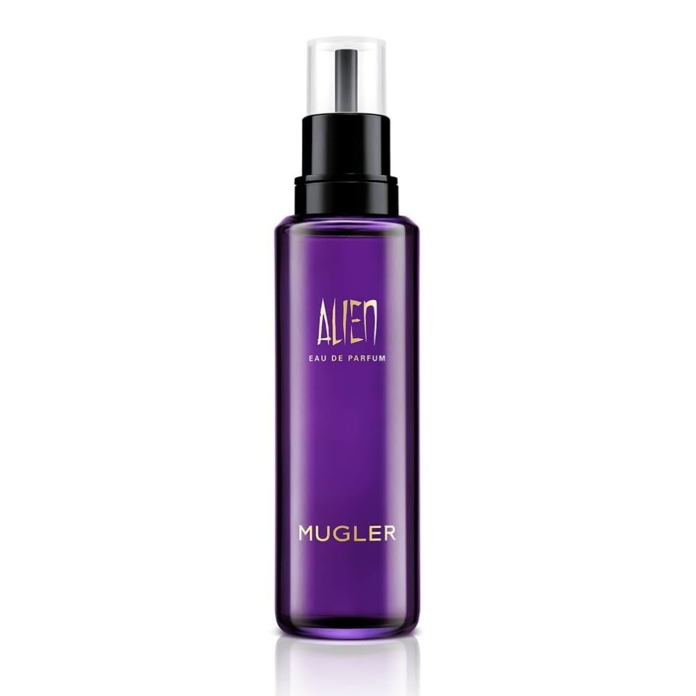 Mugler Alien Eau de Parfum, Refillable Womens Perfume, Iconic Woody Floral Fragrance with Sensual Jasmine Sambac, Cashmeran Wood, Enveloping White Amber Revealing Ultimate Femininity, 60ml