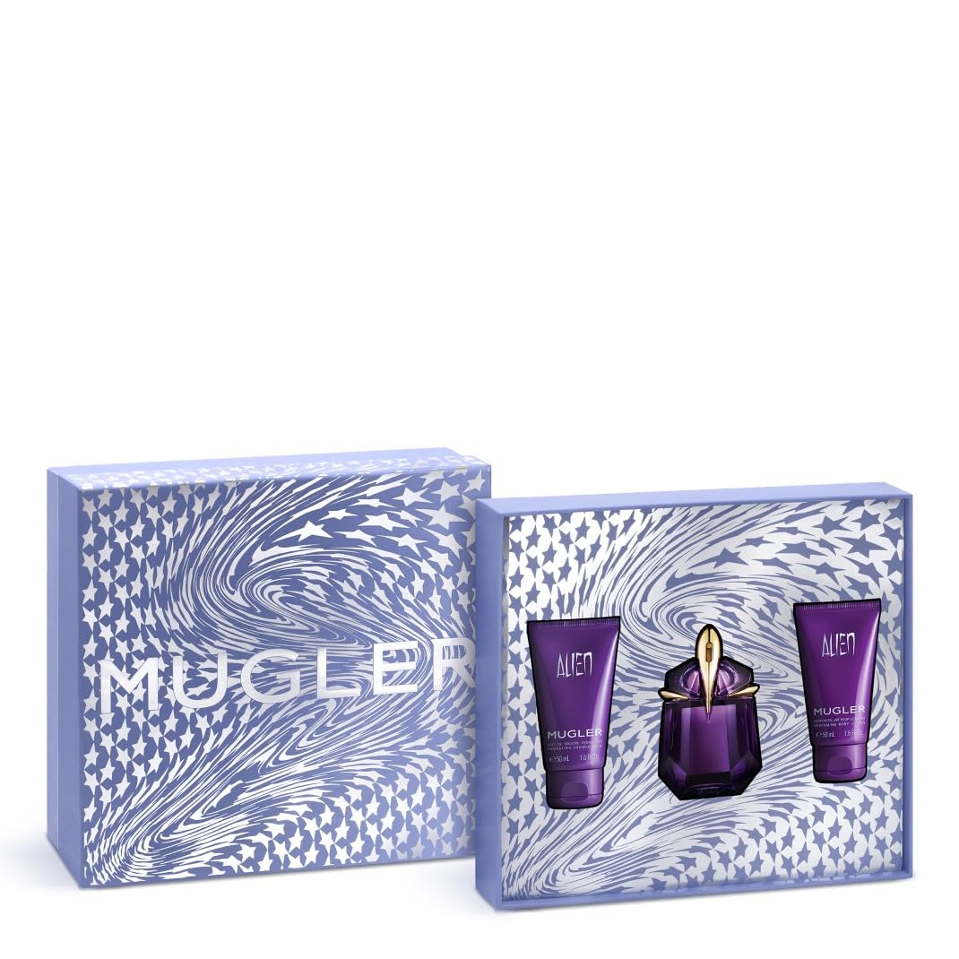 Mugler Alien Eau de Parfum, Refillable Womens Perfume, Iconic Woody Floral Fragrance with Sensual Jasmine Sambac, Cashmeran Wood, Enveloping White Amber Revealing Ultimate Femininity, 60ml