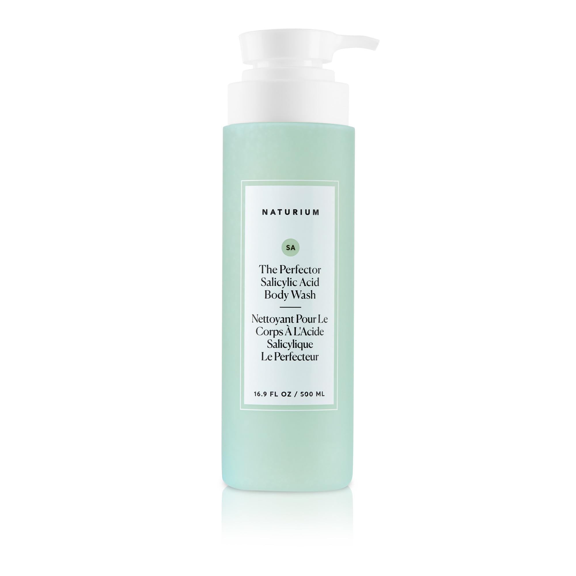 Naturium The Perfector Salicylic Acid Body Wash, Gentle & Smoothing Cleanser | 16.9 FL OZ / 500 ML - Damaged Box