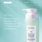 Naturium The Perfector Salicylic Acid Body Wash, Gentle & Smoothing Cleanser | 16.9 FL OZ / 500 ML - Damaged Box