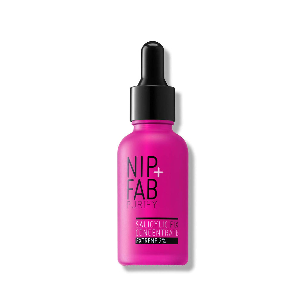 Nip + Fab Salicylic Acid Concentrate Extreme 2% BHA Liquid Drops for Face with Niacinamide Vitamin B3 to Refine and Minimize Pores, Even Skin Tone, Oil Control, 30 ml