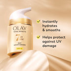 Olay Total Effects Anti-Ageing 7in1 Gift Set: Day Cream Moisturiser 37ml, Night Cream Firming Moisturiser 37ml - Damaged Box