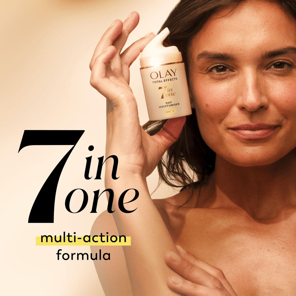 Olay Total Effects Anti-Ageing 7in1 Gift Set: Day Cream Moisturiser 37ml, Night Cream Firming Moisturiser 37ml - Damaged Box