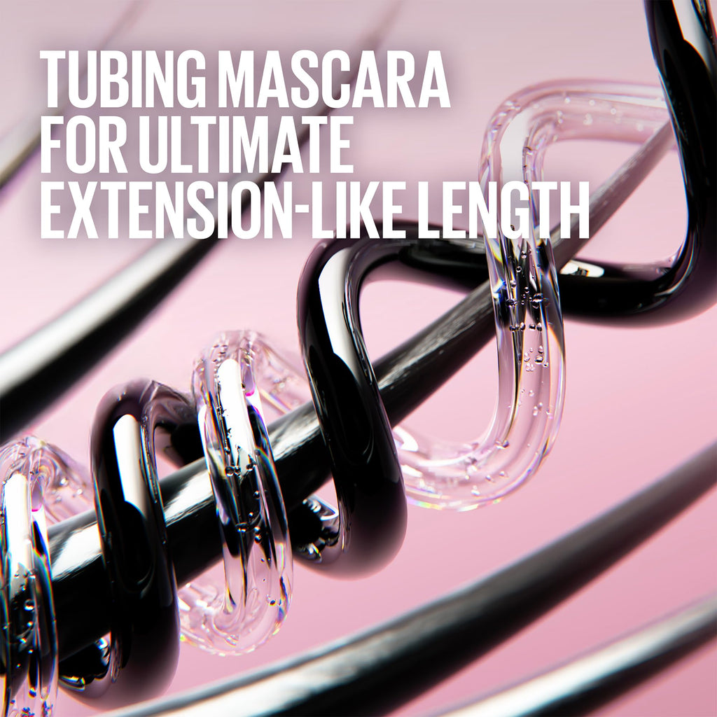 Maybelline Tubing Mascara Black, Lash Sensational Sky High Tubes Mascara with with Shea Butter + Castor Oil, Lengthening for Extension-Like Length, 24H Smudge-Proof, Washable, Vegan, Sensitive Eyes
