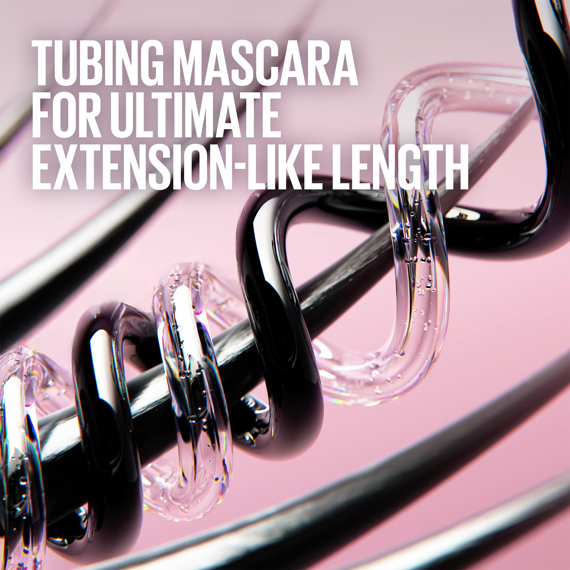 Maybelline Tubing Mascara Black, Lash Sensational Sky High Tubes Mascara with with Shea Butter + Castor Oil, Lengthening for Extension-Like Length, 24H Smudge-Proof, Washable, Vegan, Sensitive Eyes